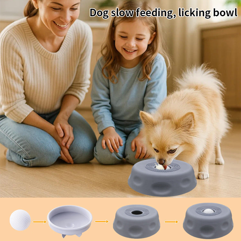 CalmLick Slow Feeding & Anxiety Relief Bowl