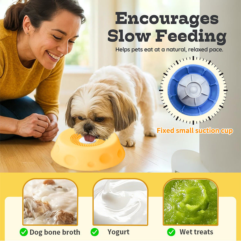 CalmLick Slow Feeding & Anxiety Relief Bowl